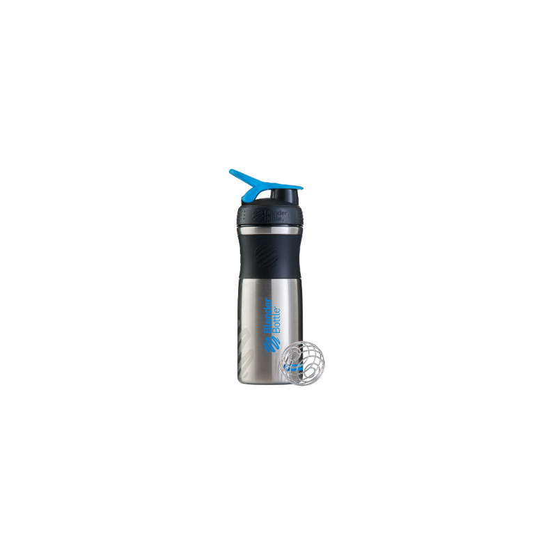 BlenderBottle SportMixer Stainless Black/Cyan (820ml) BlenderBottle SportMixer Stainless Black/Cyan (820ml)