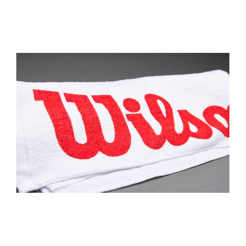 Wilson Court towel white / red (75x50cm) Wilson Court towel white / red (75x50cm)