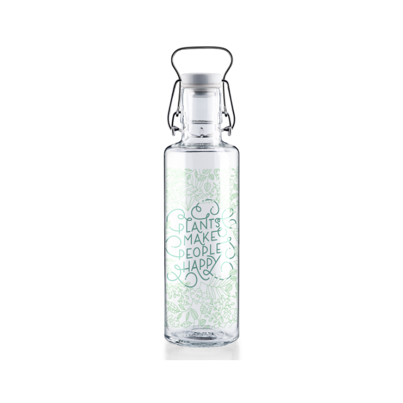 Soulbottle plants make people happy with handle (0.6l) Soulbottle plants make people happy with handle (0.6l)