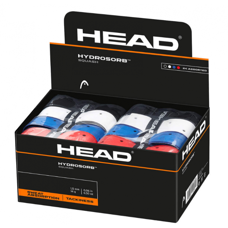 HEAD Hydro Sorb Squash Box (24 pcs) HEAD Hydro Sorb Squash Box (24 pcs)